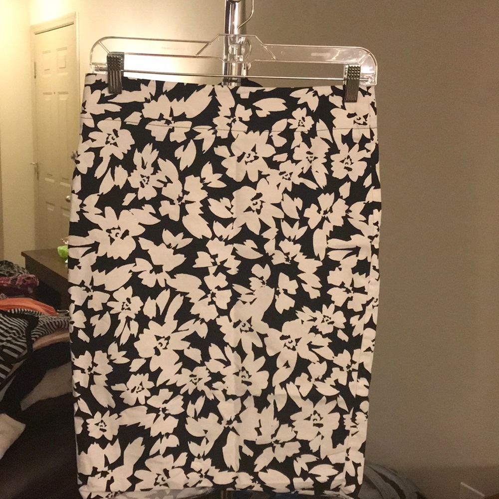 Floral Pencil Skirt
